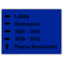 Best Western Traditional - 5-Line Directional