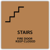 Best Western Traditional - Stair Fire Door Keep Closed