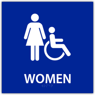 Women W/ Handicap Symbol