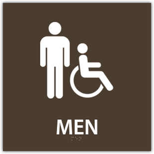 Men W/ Handicap Symbol