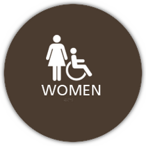 Best Western Traditional - California Women W/ Handicap Symbol For Door