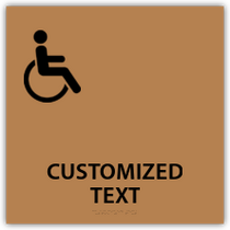 Best Western Traditional - 2-Line Custom Regulatory Sign W/ Symbol