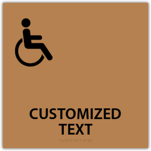 2-Line Custom Regulatory Sign W/ Symbol