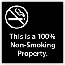 Best Western Traditional - No Smoking Property Sign