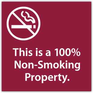 No Smoking Property Sign