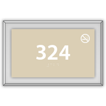 Best Western Transitional - Room Number W/ No Smoking Symbol