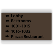 Best Western Transitional - 5-Line Directional