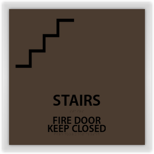 Stair Fire Door Keep Closed