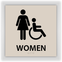 Best Western Transitional - Women W/ Handicap Symbol