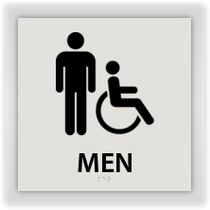 Best Western Transitional - Men W/ Handicap Symbol