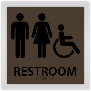 Unisex W/ Handicap Symbol