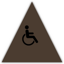 Best Western Transitional - California Men W/ Handicap Symbol For Door