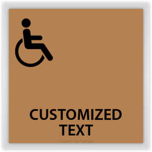 3-Line Custom Regulatory Sign W/ Symbol