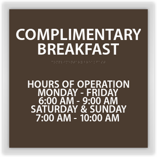 General Info W/ Hours