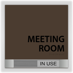 2-Line Sliding Panel Sign