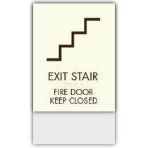 Clarion - Stairs - Fire Door Keep Closed