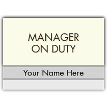 Clarion - Manager On Duty