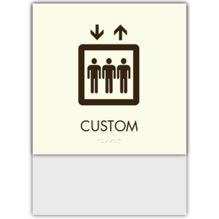 1 Line Pictograph Common Room Sign