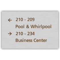 Courtyard - 4-Line Directional