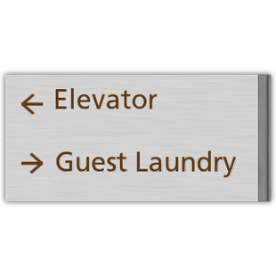 Perpendicular Flag Directional