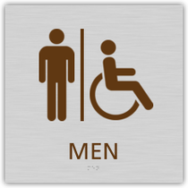 Courtyard - Men's Accessible Restroom