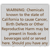 Courtyard - Warning – Food & Beverage