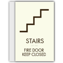 Econo Lodge / Rodeway Inn - Stairs - Fire Door Keep Closed