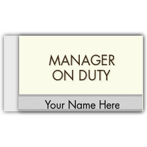 Econo Lodge / Rodeway Inn - Manager On Duty