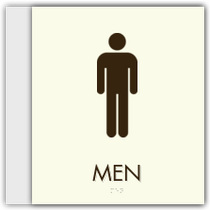 Econo Lodge / Rodeway Inn - Men's Restroom