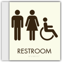 Econo Lodge / Rodeway Inn - Unisex Handicap Restroom