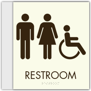 Unisex Handicap Restroom