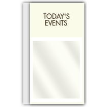 Econo Lodge / Rodeway Inn - Today's Events W/ Insert Window