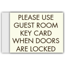 Econo Lodge / Rodeway Inn - Use Key Card For Entry