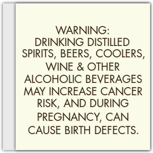 Alcohol Warning