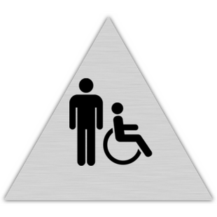 CA Door Men's Handicap Restroom -Dark Doors