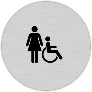 CA Door Women's Handicap Restroom-Dark Doors