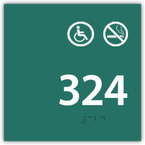H4 - Room Number Non-Smoking / Handicap