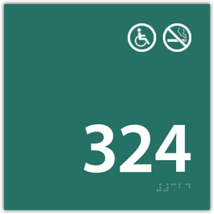 Room Number Non-Smoking / Handicap