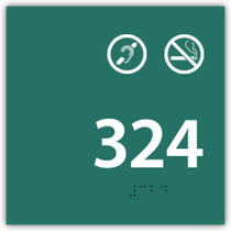 H4 - Room Number Non-Smoking / Hearing Impaired