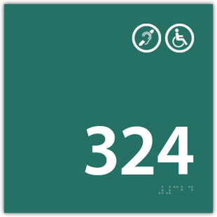Room Number Handicap / Hearing Impaired