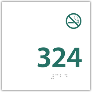 Room Number Non-Smoking