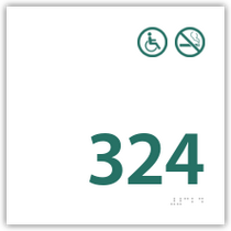 H4 - Room Number Non-Smoking / Handicap
