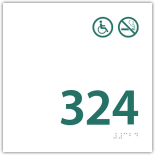 Room Number Non-Smoking / Handicap
