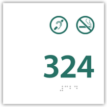 H4 - Room Number Non-Smoking / Hearing Impaired
