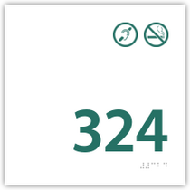 H4 - Room Number Non-Smoking / Hearing Impaired