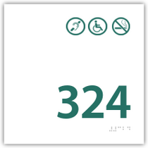H4 - Room Number Non-Smoking / Handicap / Hearing Impaired
