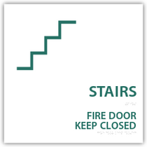H4 - Stairs Fire Door Keep Closed