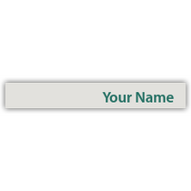 H4 - Manager On Duty Name Plate Only