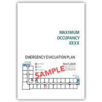 H4 - Meeting Room Maximum Occupancy With Evacuation Insert