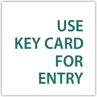 Use Key Card For Entry